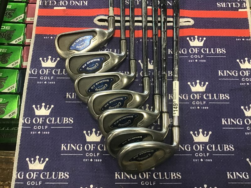 Used Callaway Steelhead x16 LH irons
