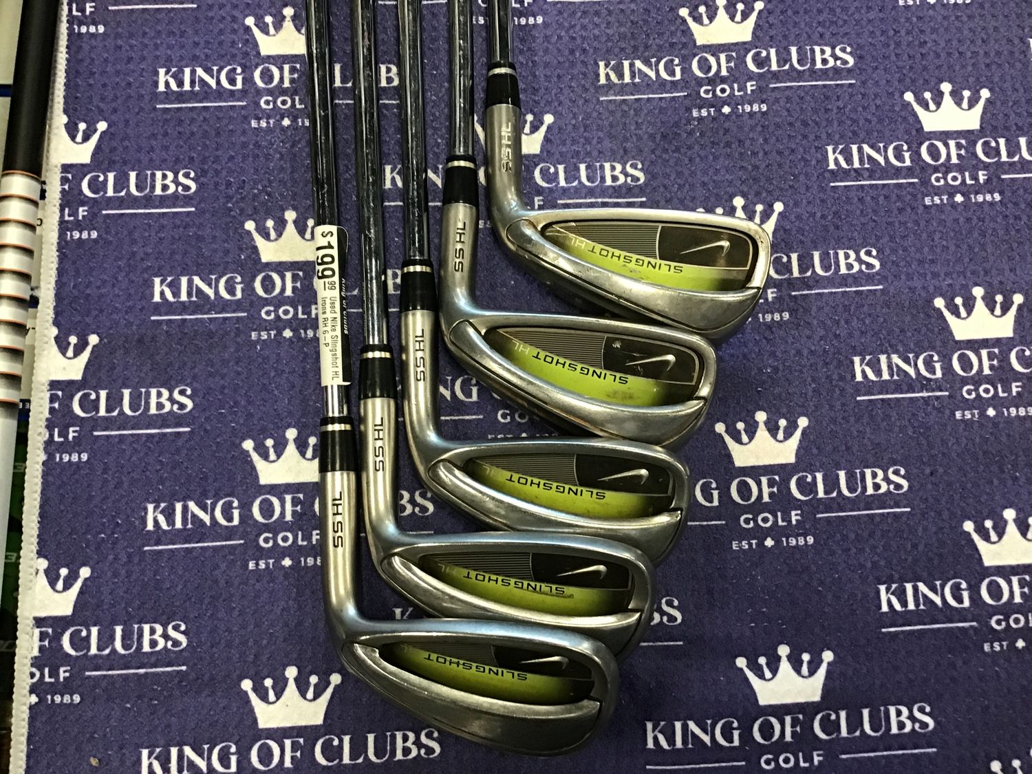 Used NIke Slingshot HL Irons RH 6-P