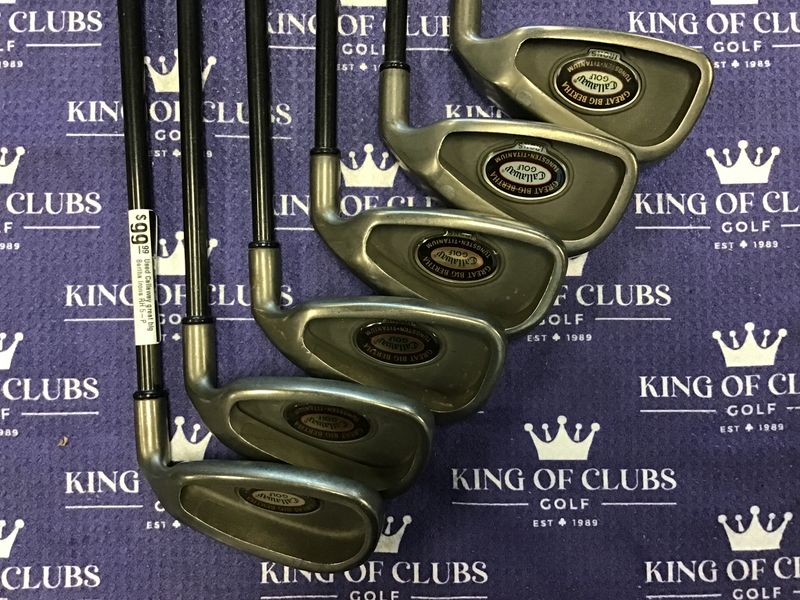 Used Callaway great big Bertha Irons RH 5-P