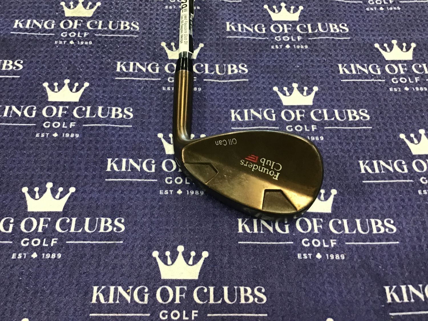 Used Founders Club Oil Can 50 Degree Wedge