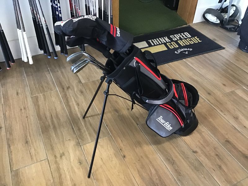 Used Tour edge LH Red Hot Launch Junior set