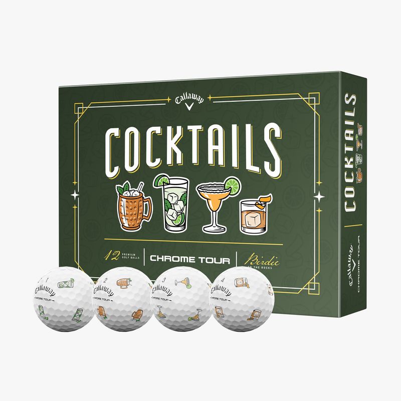 Chrome Tour Cocktails Golf Balls
