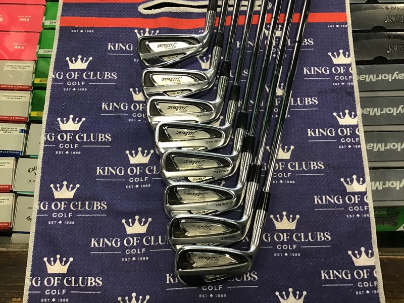 Used Titleist AP2 714 iron set 3-PW LH Stiff