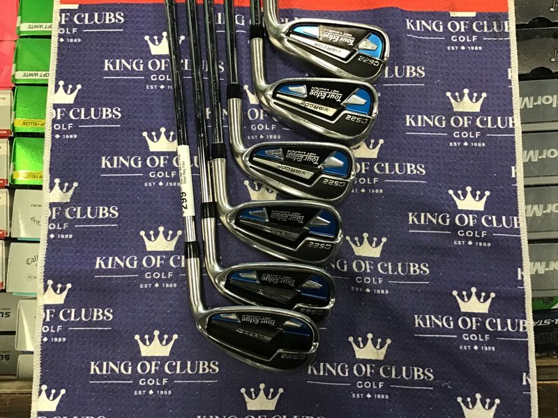 Used Tour Edge C522 Iron Set RH 5-PW  Steel Reg Flex