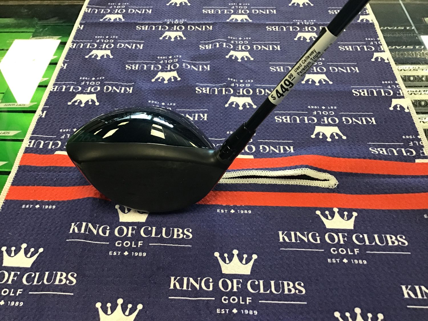 Used Callaway Paradym Triple Diamond Driver RH 9 Stiff