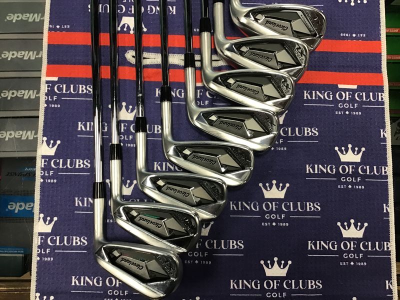Used Cleveland Zipcore XL irons 4-PW+GW RH Reg