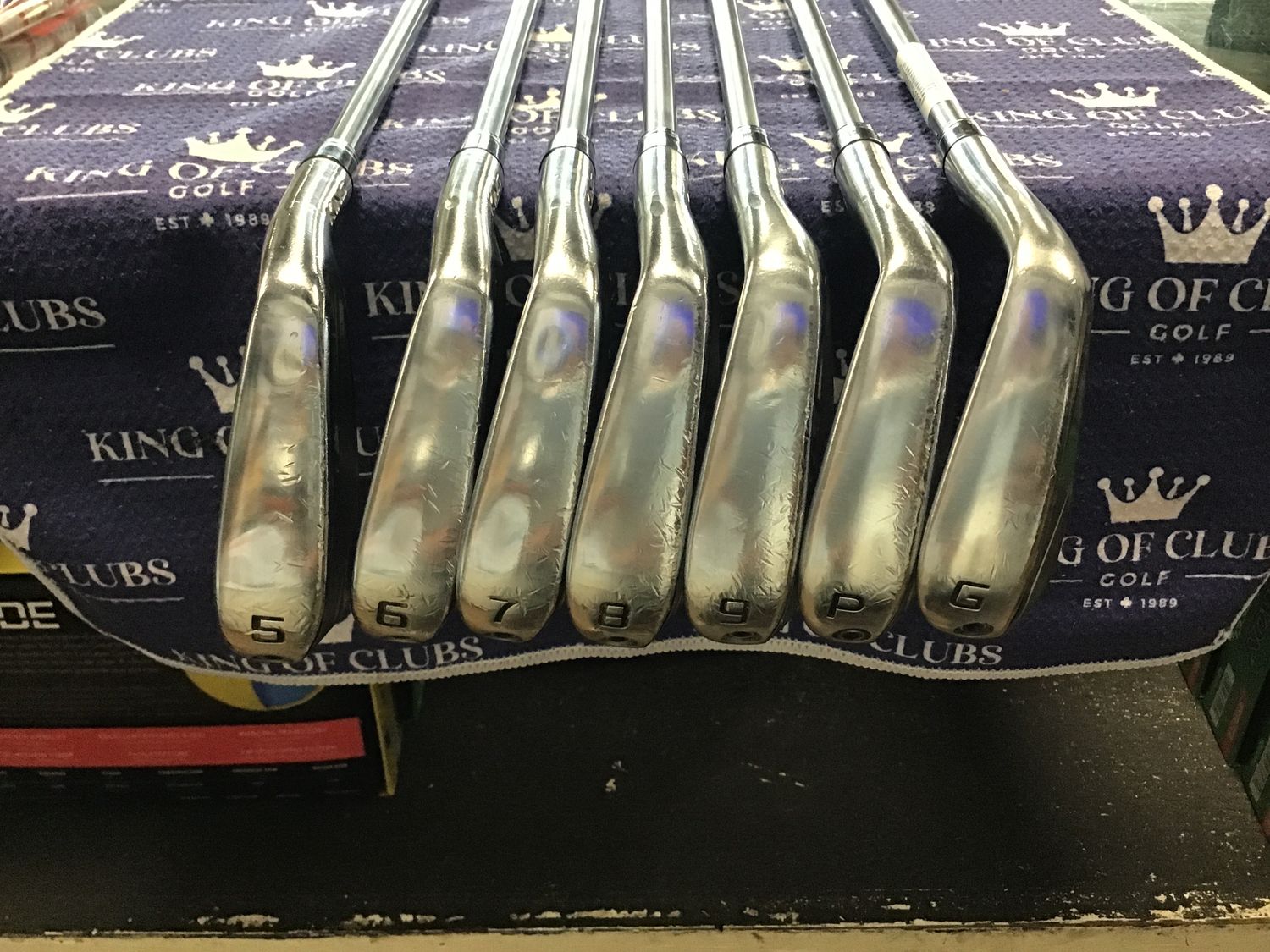 Used Cobra Forged Tec Irons 5-PW+GW RH Reg Graphite
