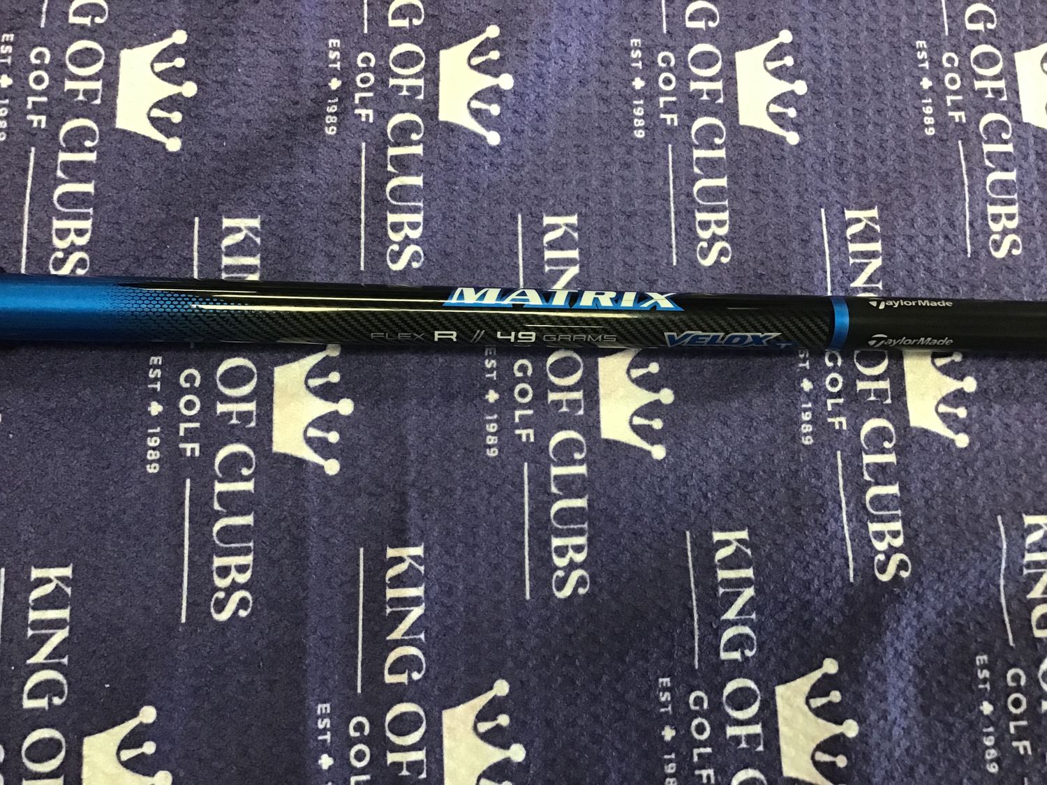 Used Taylormade Matrix 49 gram Regular driver Shaft