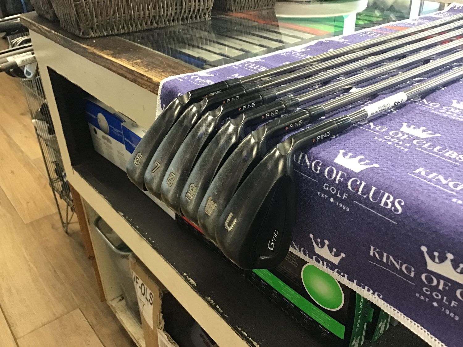 Used Ping G710 Iron Set Graphite Reg RH 6+PW+GW
