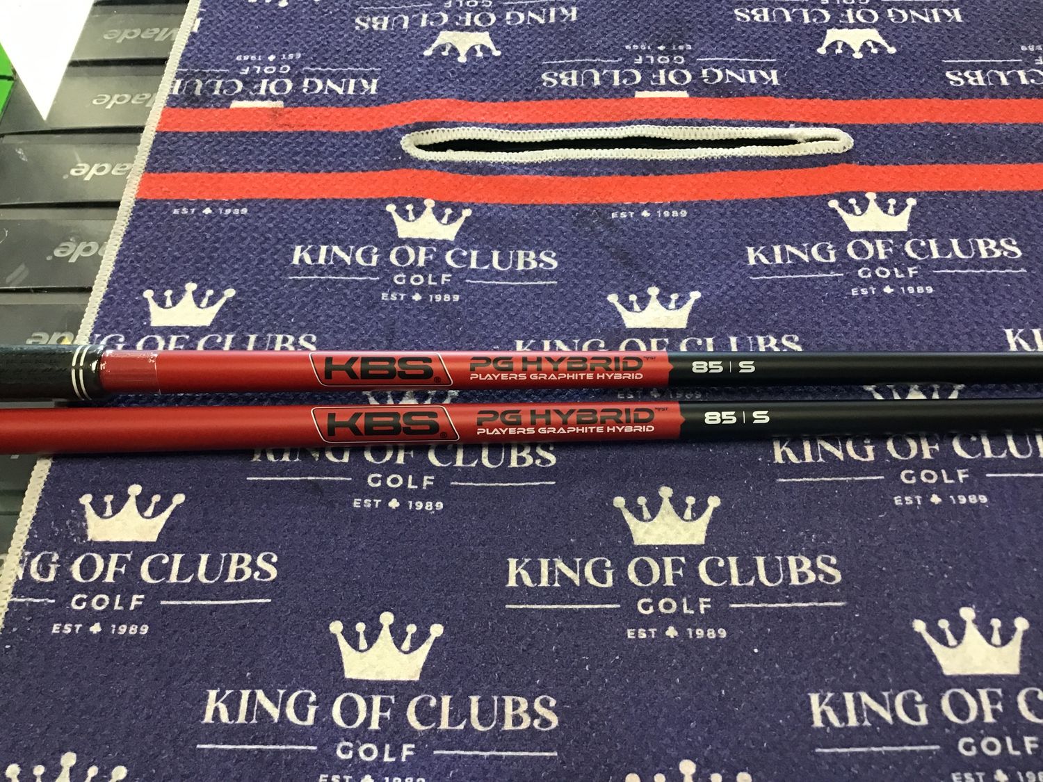 KBS hybrid 85g stiff hybrid shaft