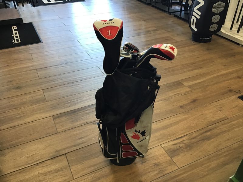 Used Canada Junior Package set Driver, Hybrid, 7 , PW and Putter RH Age 5-7