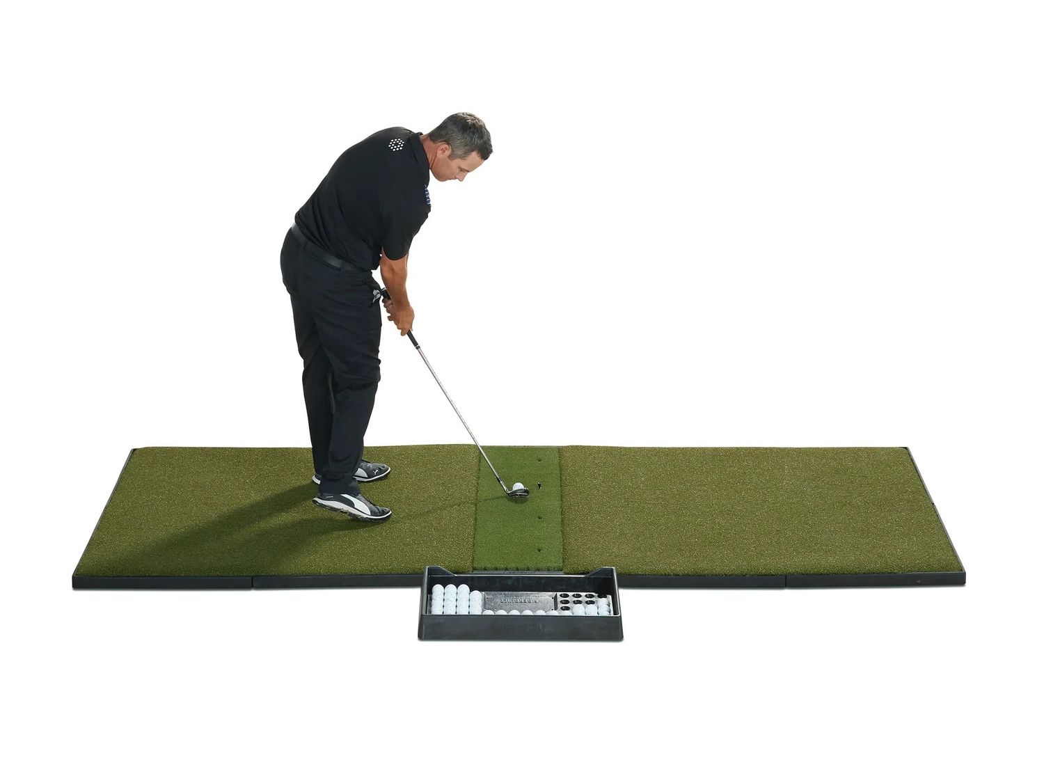 Fiberbuilt Grass Series Studio Golf Mat - Center-Hitting - 9'x4'