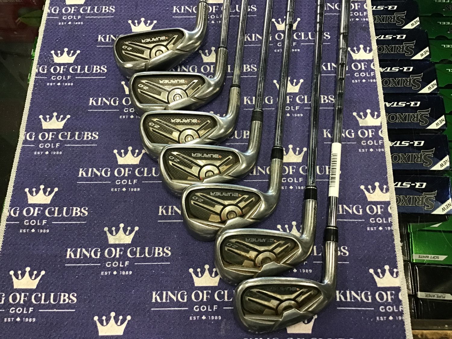 Used Taylormade Burner 2.0 Iron Set LH Stiff