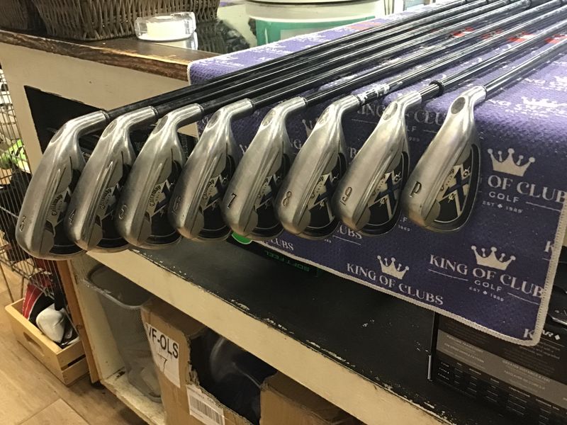 Used RH Callaway X 20 Irons 3-P Regular Graphite