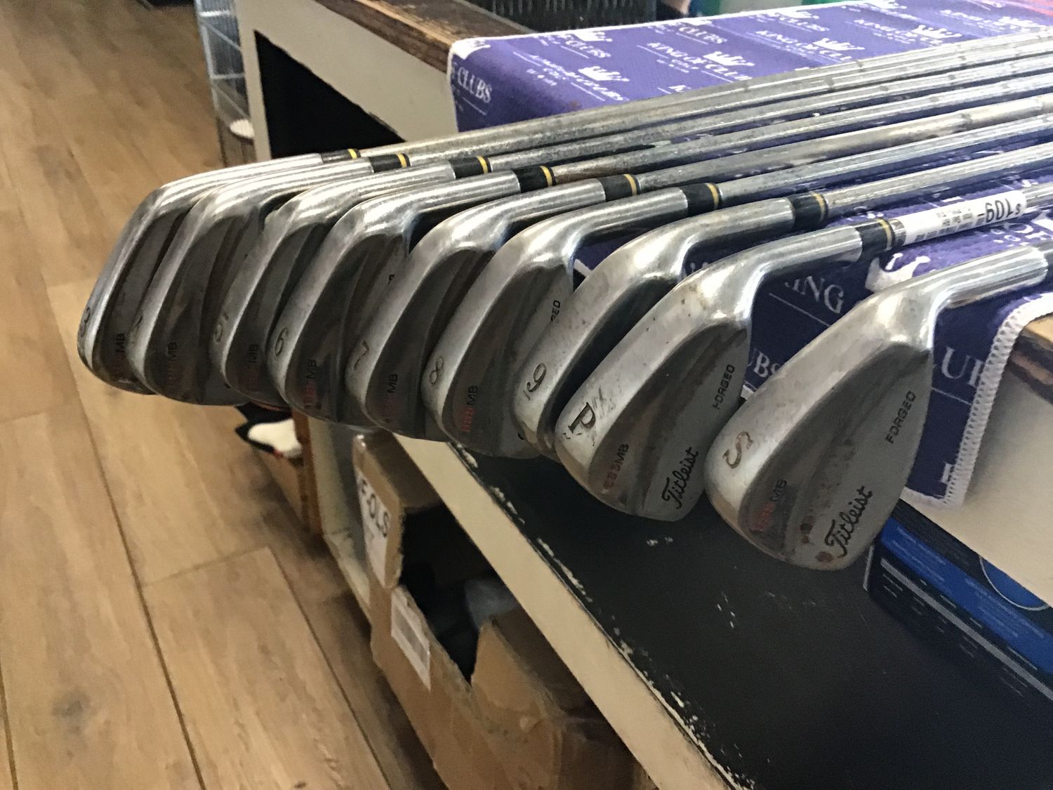 Used Titleist 695 MB Iron Set RH 3-PW+SW