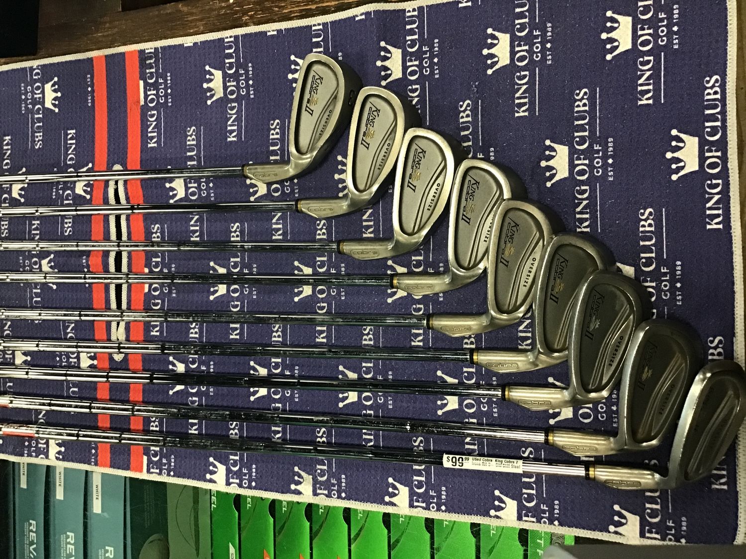 USed Cobra  King Cobra 2 Irons RH 3- SW Stiff Steel