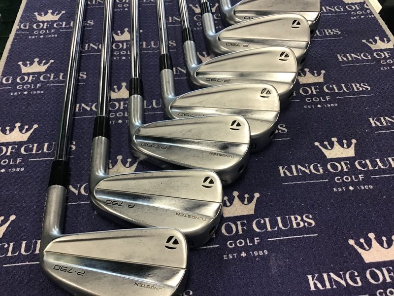 Used TaylorMade P790  Irons RH 5-PW + AW Project X LZ 5.5 Reg Flex
