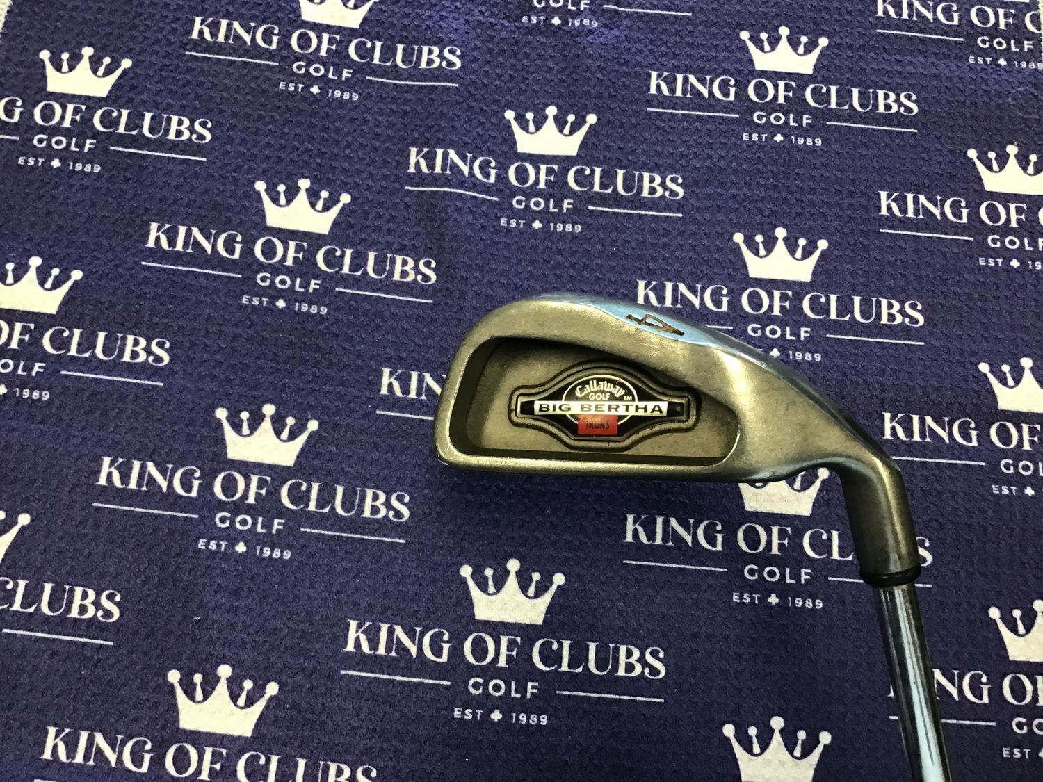 Used Callaway Big Bertha 4 Iron RH Steel Shaft
