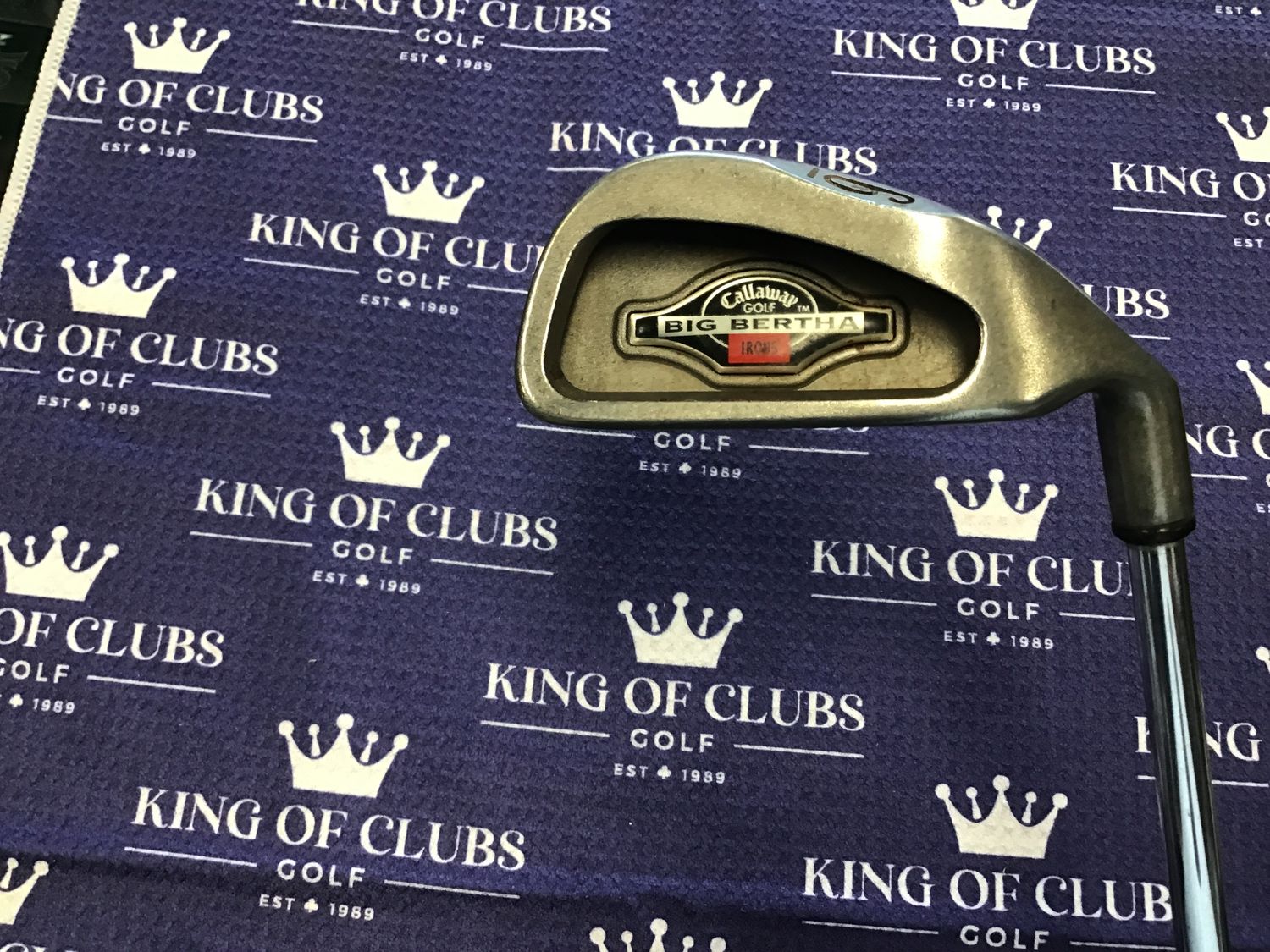 Used Callaway Big Bertha 6 Iron RH Steel Shaft