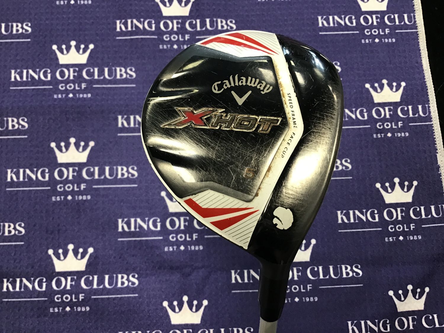Used Callaway X Hot 5 Wood RH Stiff Flex