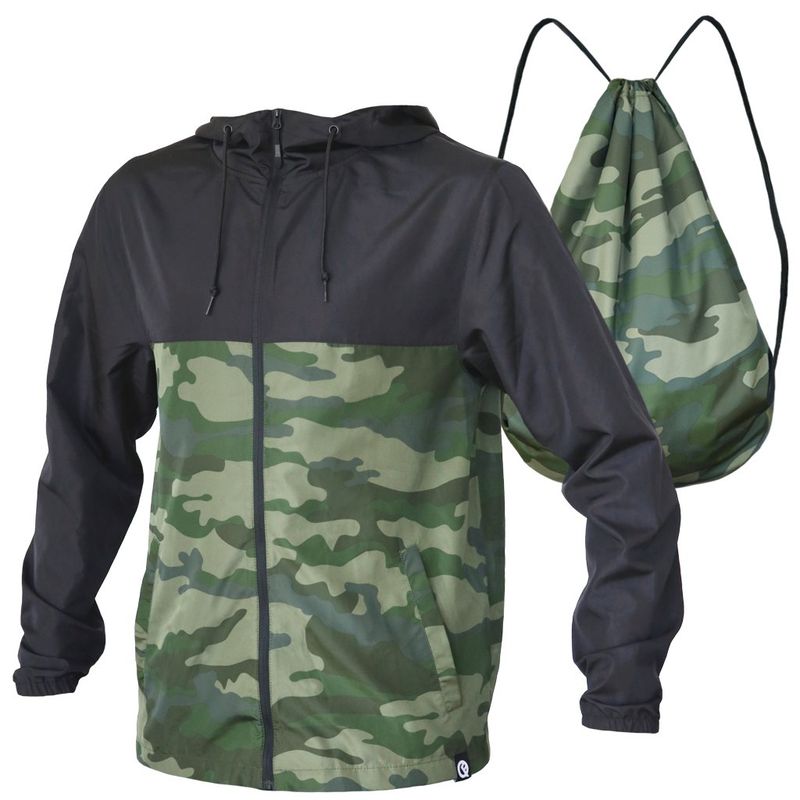 Rompevientos Camo/Negro