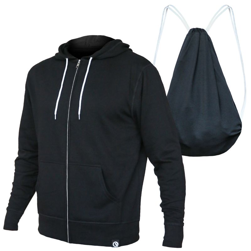 Sudadero Zipper Lite Negro