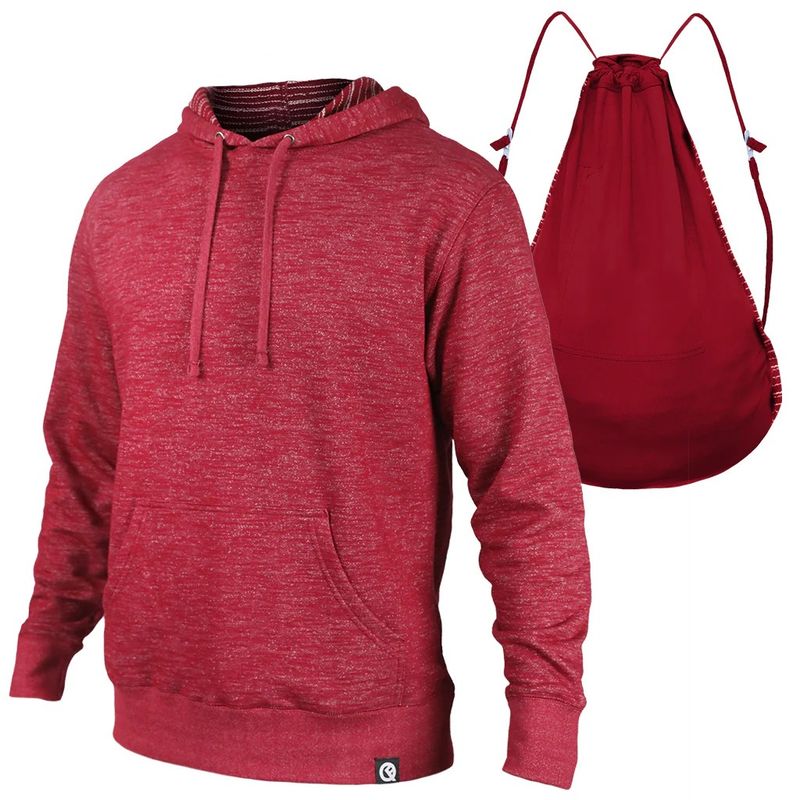 Sudadero Capucha Hermosa Rojo Cardenal