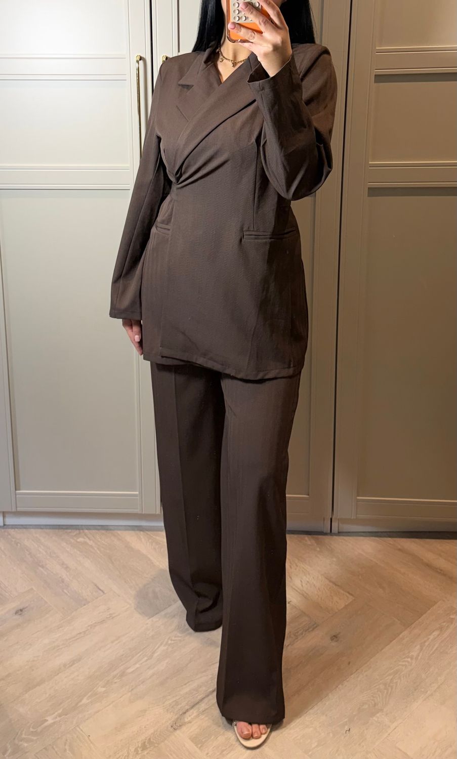 Brown matching set