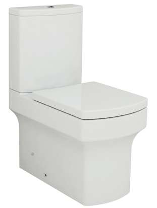 Imex Melise Close Coupled Flush To Wall Toilet Suite