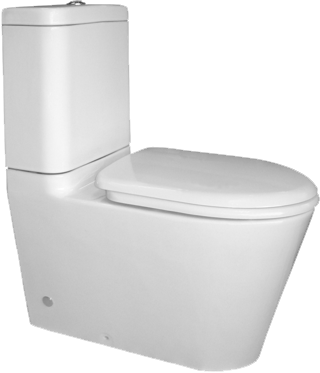 Cotto Space Solution Close Coupled Flush to Wall Toilet Suite