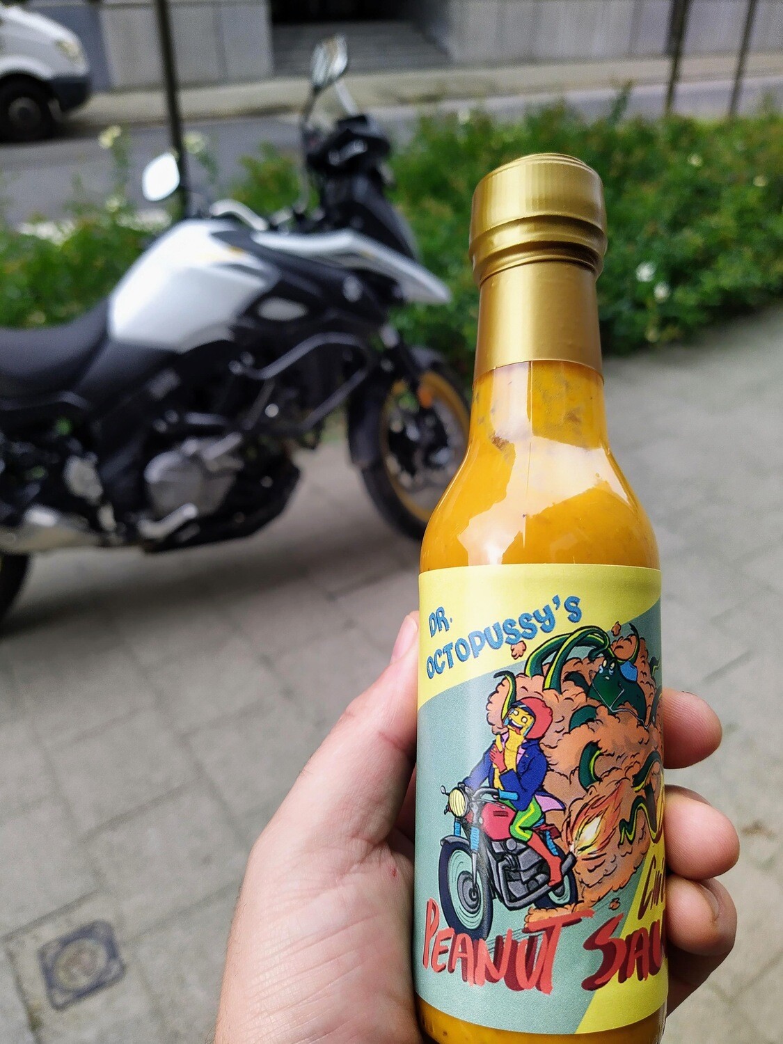 Dr. Octopussy's Smoking Burn-out Chili Lime Peanut sauce - 200ml