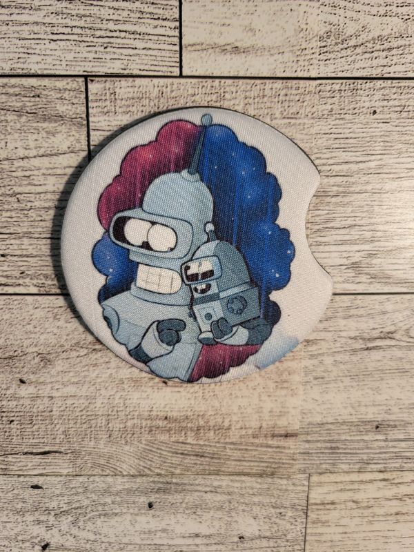 Car Coasters- Individual-Bender Bastard