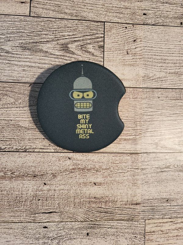 Car Coasters- Individual-Bender- Bite My Shiny
