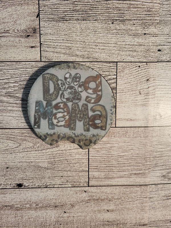 Car Coasters- Individual-Dog Mom