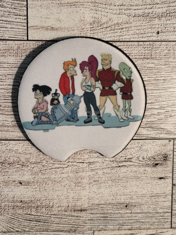 Car Coasters- Individual-Futurama Group