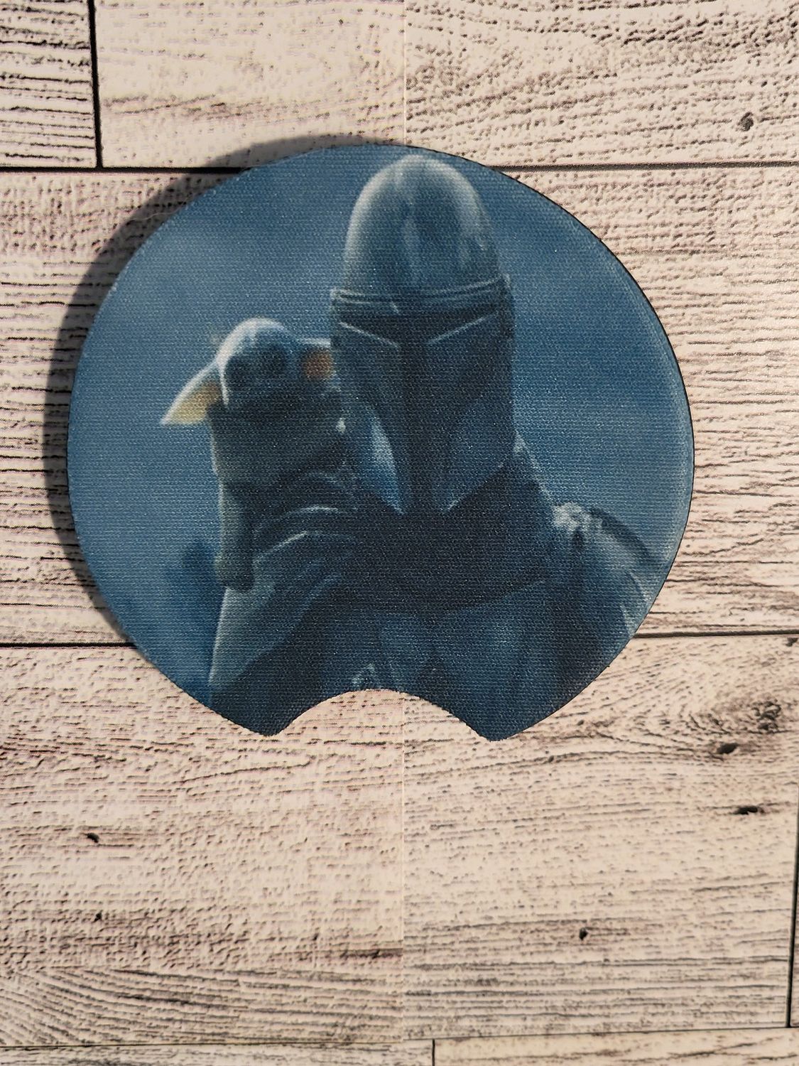 Car Coasters- Individual-Mandalorian &amp; Grogu