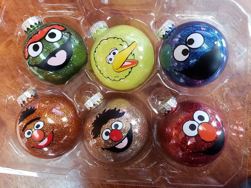 Ornaments - Sets-Sesame Street