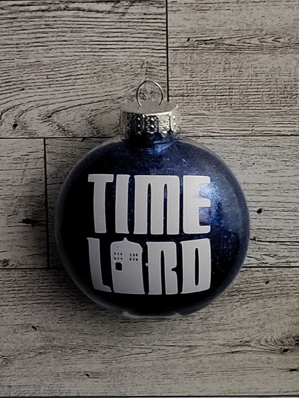 Ornaments- Individual-Time Lord (No Charm)