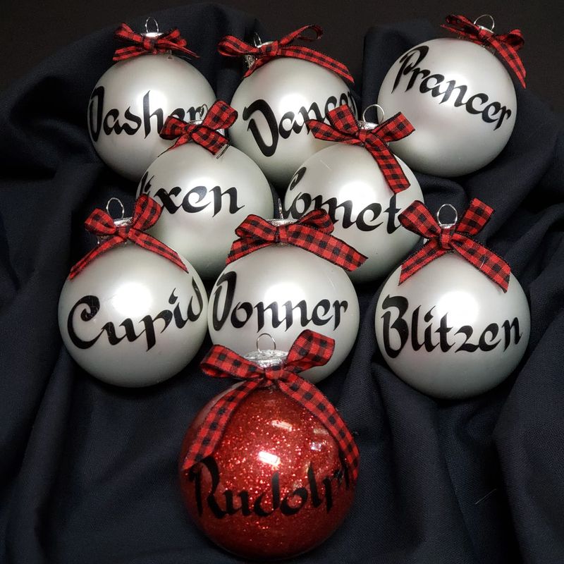 Ornaments - Sets-Reindeer