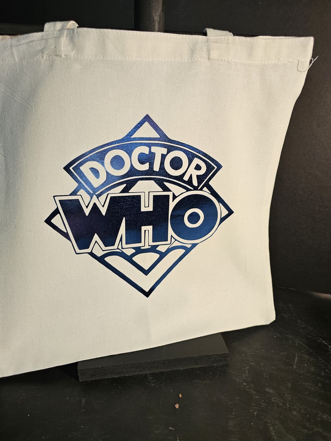 Canvas Tote Bag-Doctor Who Retro