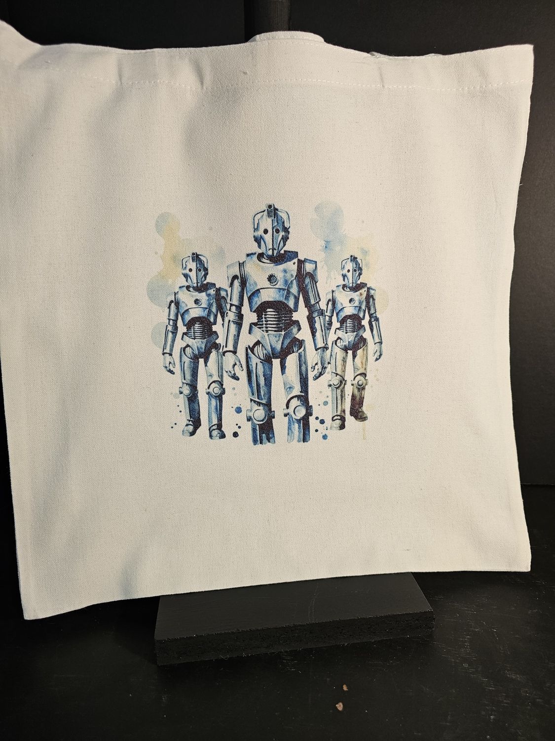 Canvas Tote Bag-Cybermen