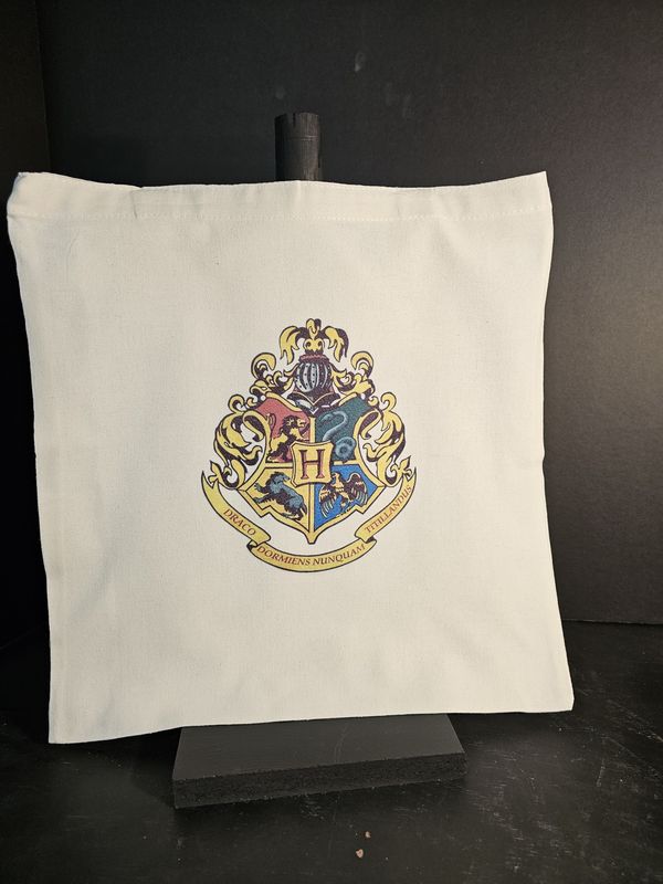 Canvas Tote Bag-Hogwarts Crest