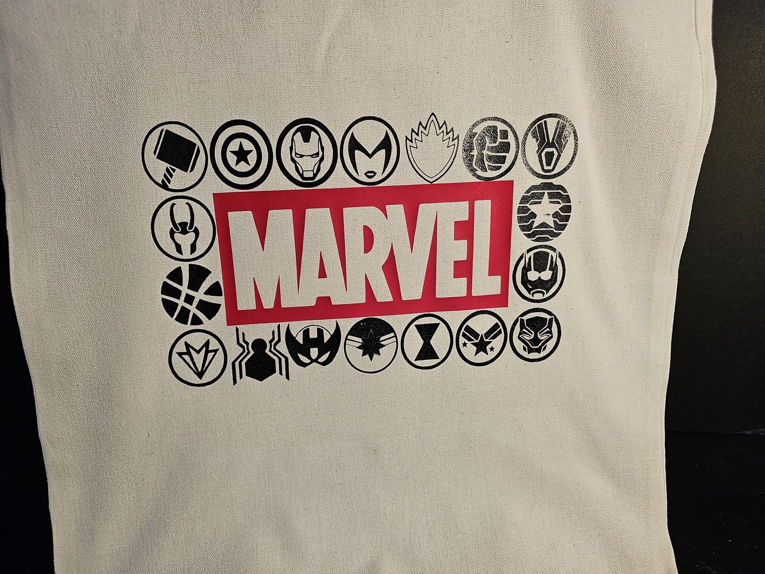 Canvas Tote Bag-Marvel
