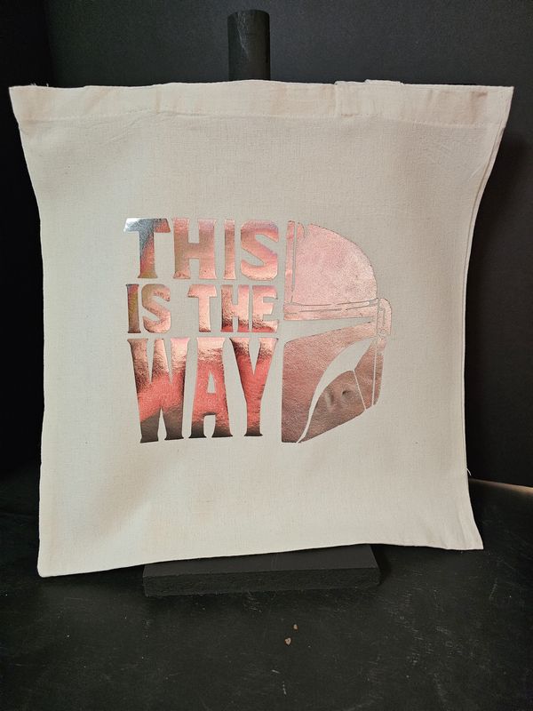 Canvas Tote Bag-This is the way