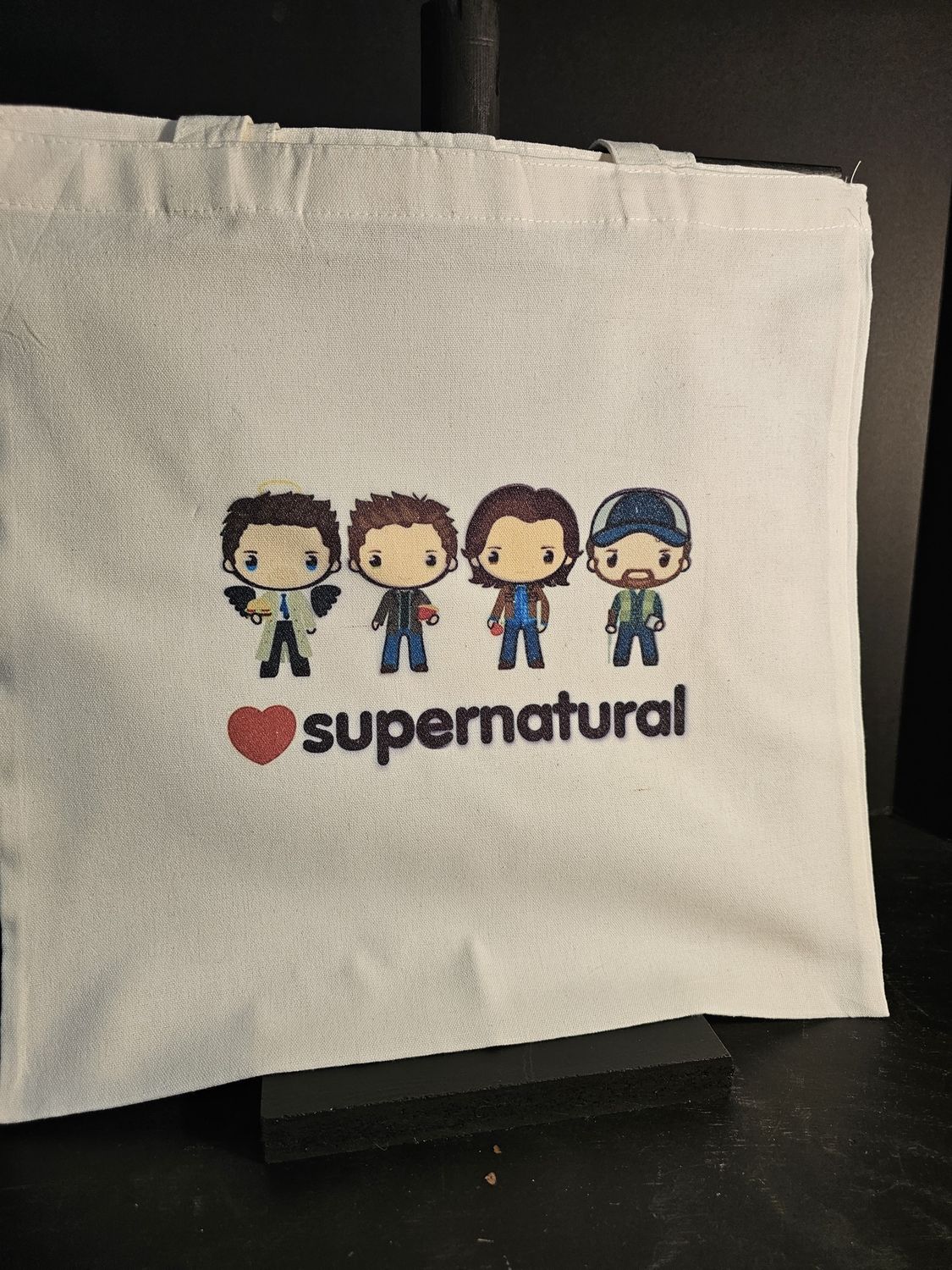 Canvas Tote Bag-Heart Supernatural