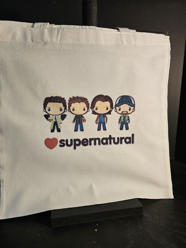 Canvas Tote Bag-Heart Supernatural