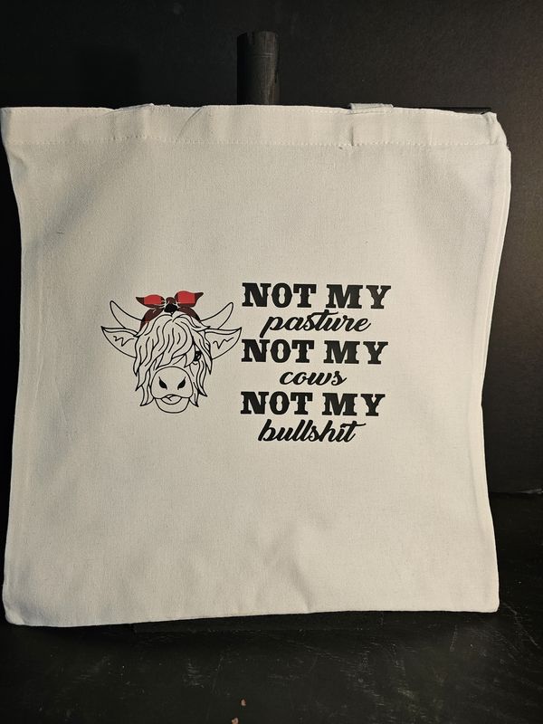 Canvas Tote Bag-Pasture