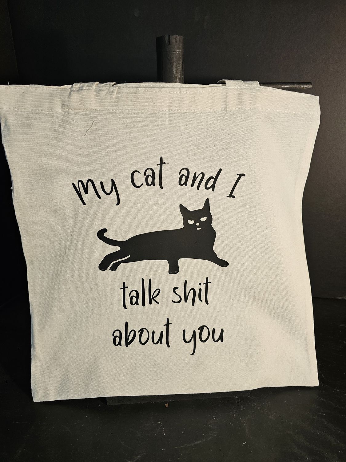 Canvas Tote Bag-Talk Shit