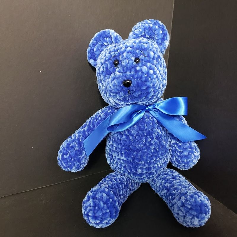 Cuddle Bear-Blue