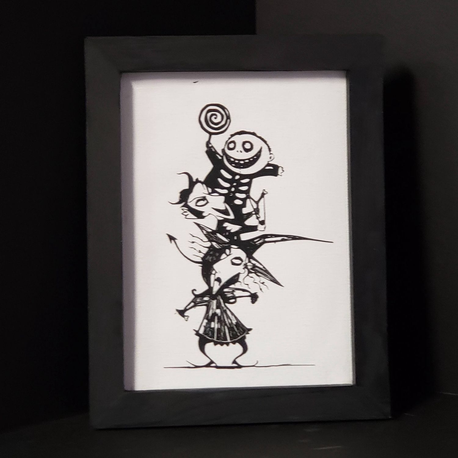 Halloween Collection-Lock, Shock, &amp; Barrel framed